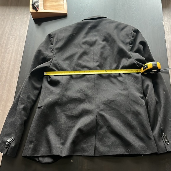 Zara man minimal black sports coat blazer large - Picture 3 of 3